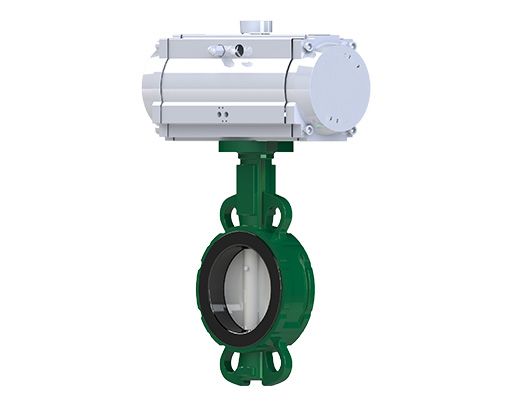 Marine Wafer Vulcanized Butterfly Valve