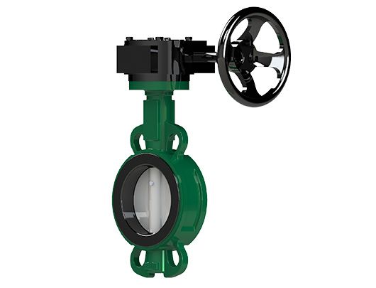 Marine Wafer Vulcanized Butterfly Valve