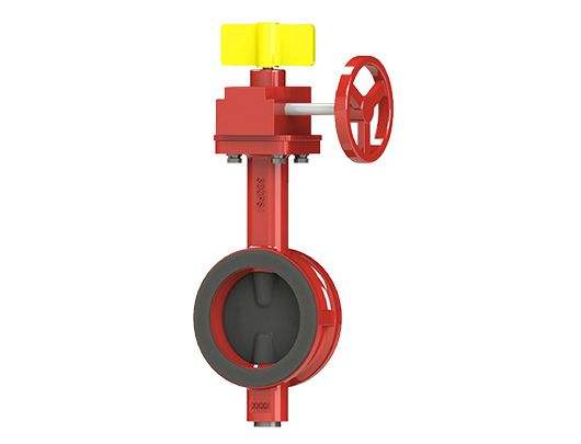 FM UL Electrical Signal Wafer Butterfly Valve