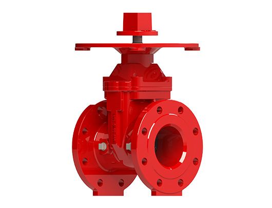 FM UL Flanged Type NRS Resilient Seated Gate Valve