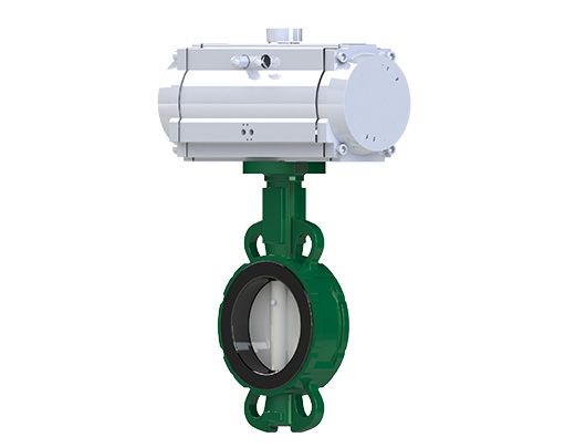 Concentric Wafer Vulcanized Butterfly Valve