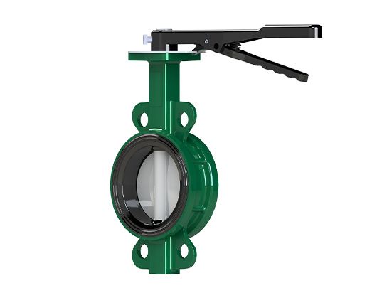 Concentric Wafer Soft Seated Butterfly Valve