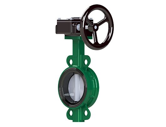 Concentric Wafer Soft Seated Butterfly Valve