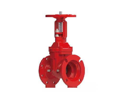 FM UL Flanged Mechanical Type OS&Y Resilient Gate Valve