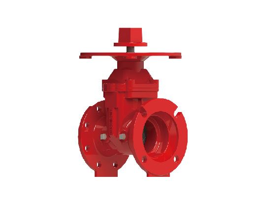 FM UL Flanged Mechanical Type NRS Resilient Seated Gate Valve