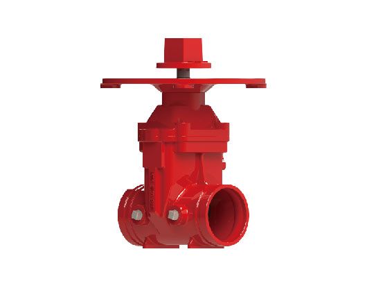 FM UL Grooved Type NRS Resilient Seated Gate Valve