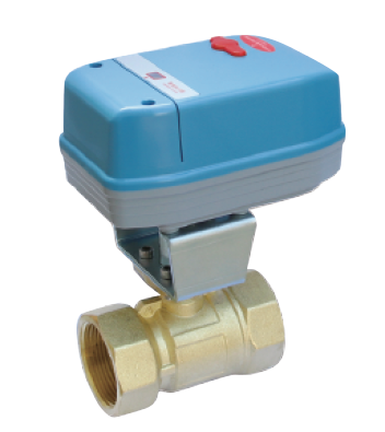 Electric Two-way Threaded Ball Valve