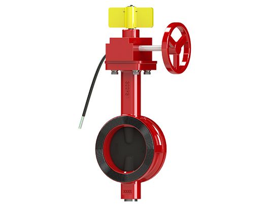 FM UL Electrical Signal Wafer Butterfly Valve