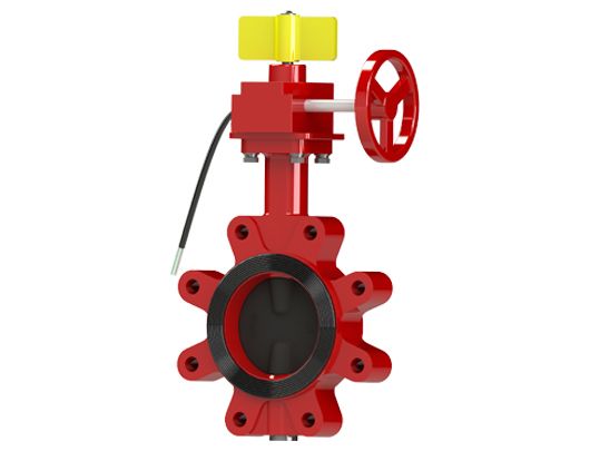 FM UL Electrical Signal Lug Butterfly Valve